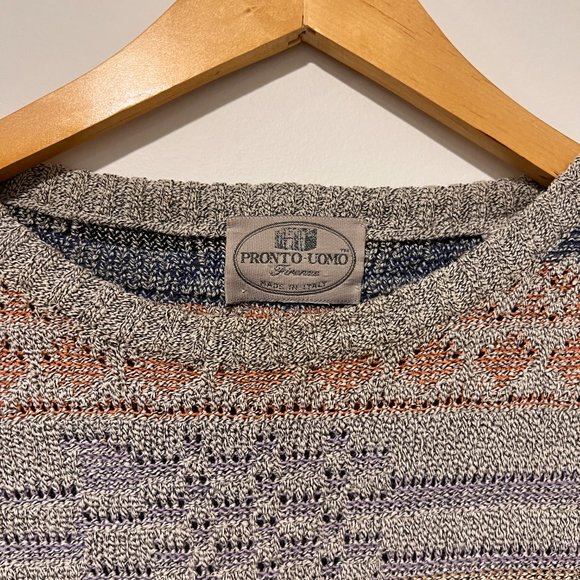 PRONTO UOMO Knitted Sweater - Size Large (52) - Picture 3 of 7